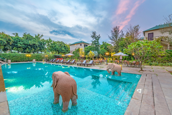 Image of the hotel pool